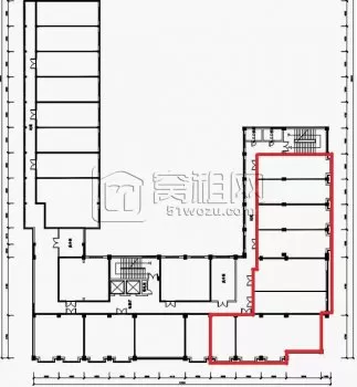 联安大厦出租1000平可以自由分割带上下水